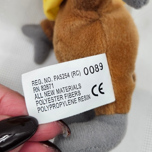 Vintage 1999 Warner Bros Studio Store Baba Looey Bean Bag Plush Sombrero NWT - Picture 6 of 11